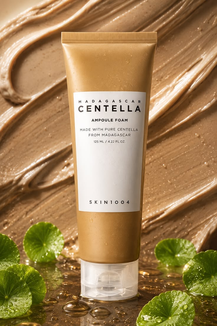 SKIN1004 Centella Face Cleanser Ampoule Foam - Korean Gentle Low pH Wash